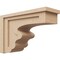 Ekena Millwork 7"W x 21"D x 14"H Classic Highland Rough Cedar Woodgrain TimberThane Corbel, Primed Tan CORUR07X21X14HLDRCPR - alternate 1